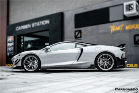 DarwinPro Aerodynamics DarwinPRO GT WP Style Dry Carbon Fiber Side Skirts for McLaren GT - Image 8