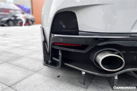 DarwinPro Aerodynamics DarwinPRO GT WP Style DRY Carbon Fiber Rear Bumper Side Canards for McLaren GT - Image 7
