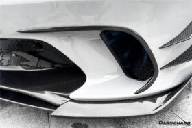 DarwinPro Aerodynamics DarwinPRO GT WP Style DRY Carbon Fiber Front Bumper Air Vents for McLaren GT - Image 8