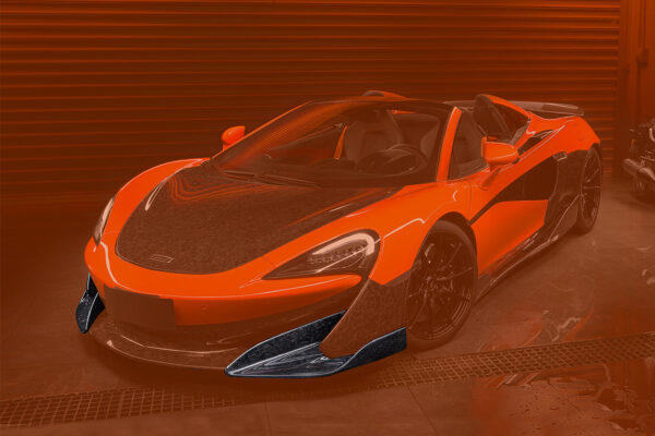 DarwinPRO 2018-2021 McLaren 600LT Carbon Fiber Front Lip Side Splitter
