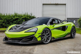 DarwinPro Aerodynamics DarwinPRO 600LT & 570S P1 Style Carbon Fiber Hood for McLaren 570S - Image 4