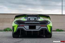 DarwinPro Aerodynamics DarwinPRO 600LT Carbon Fiber Rear Bumper Side Canards for McLaren 600LT - Image 6