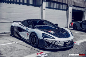 DarwinPro Aerodynamics DarwinPRO 600LT & 570S BKSS Style Carbon Fiber Hood for McLaren 570S - Image 8