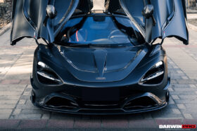DarwinPro Aerodynamics DarwinPRO 720S Se²NWB Style Carbon Fiber Front Bumper Canards for McLaren 720S - Image 10