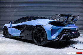 DarwinPro Aerodynamics DarwinPRO 600LT BKSS Style Partial Carbon Fiber Rear Bumper for McLaren 600LT - Image 10