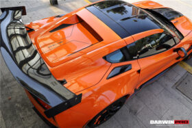 DarwinPro Aerodynamics DarwinPRO Corvette C7 Z06 Z51 Grandsport BKSS Style Carbon Fiber Trunk Cover for C7 Corvette - Image