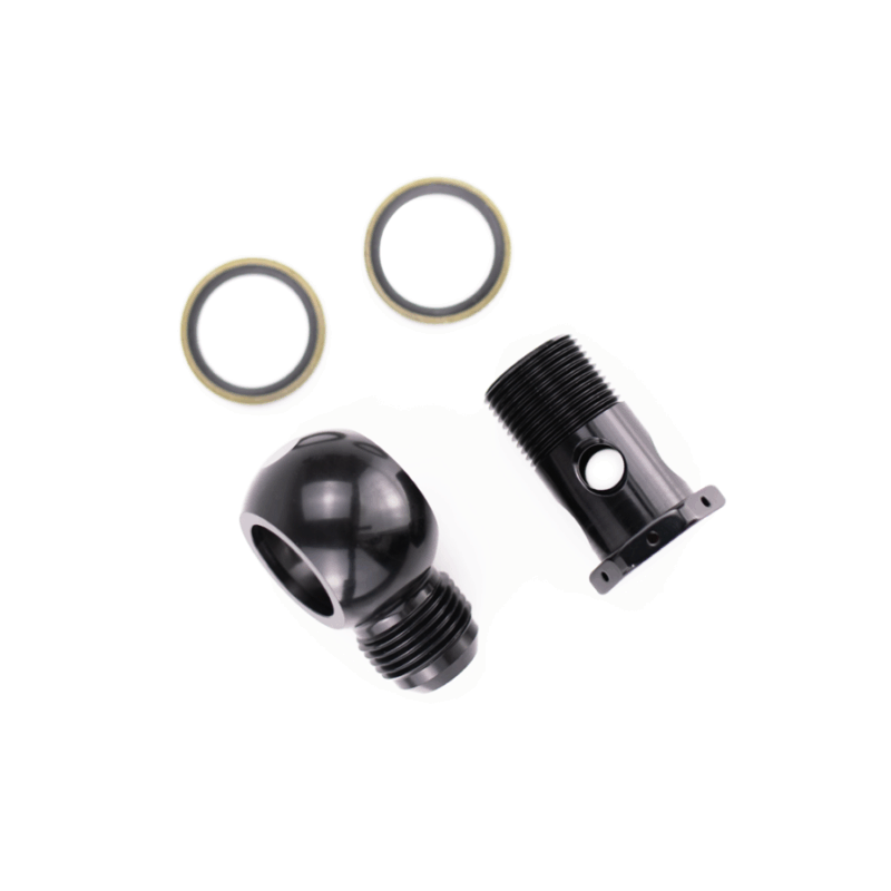 Oil Cooler Banjo Bolt (M22x1.5 to 10AN) w/ Safety Wire Holes