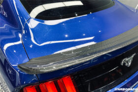 DarwinPro Aerodynamics DarwinPRO Mustang BM Style Carbon Fiber Trunk Spoiler for Mustang EcoBoost - Image 4