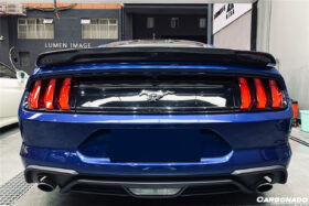 DarwinPro Aerodynamics DarwinPRO Mustang BM Style Carbon Fiber Trunk Spoiler for Mustang EcoBoost - Image 5