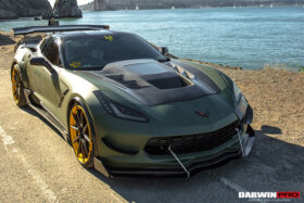 DarwinPro Aerodynamics DarwinPRO Corvette C7 Z51 Z06 Grandsport IMP Performance Hood for C7 Corvette - Image 2
