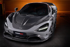 DarwinPro Aerodynamics DarwinPRO 720S Se²NWB Style Carbon Fiber Front Lip for McLaren 720S - Image 2