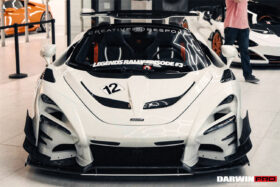 DarwinPro Aerodynamics DarwinPRO 720S Se²NWB Style Carbon Fiber Hood for McLaren 720S - Image 5