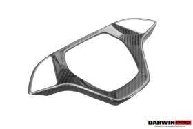 DarwinPro Aerodynamics DarwinPRO Corvette C7 Z06 Grandsport Dry Carbon Fiber Interior Steering Wheel Cover Trim for C7
