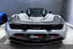 DarwinPro Aerodynamics DarwinPRO 720S Dry Carbon Fiber Rear Bumper Upper Exhaust Valance Panel for McLaren 720S - Image 3