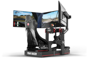 Trak Racer Large Cockpit-Mounted Triple Monitor Mount - 1200Mm / 47.25" Wide