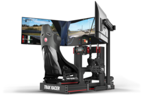 Trak Racer Large Freestanding Triple Monitor Stand - 1200Mm / 47.25" Wide
