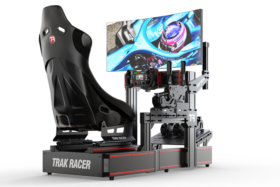 Trak Racer Small Cockpit-Mounted Single Monitor Stand