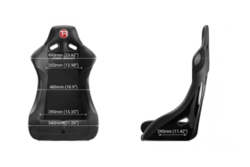 Trak Racer Rally Style Fixed Fiberglass Seat - Image 5