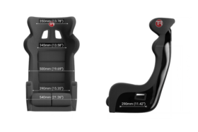 Trak Racer GT Style Fixed Fiberglass Seat - Image 5