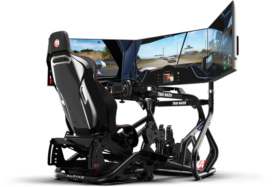 Trak Racer Small Freestanding Triple Monitor Stand - 22" To 32" Displays