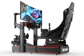Trak Racer Small Cockpit-Mounted Single Monitor Stand - Image 9