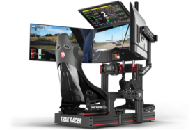 Trak Racer Large Cockpit-Mounted Quad Monitor Stand - 1200Mm / 47.25" Wide