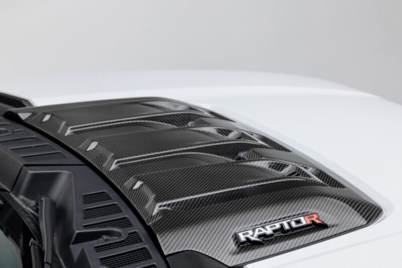Vorsteiner Offroad 2021-2024 Ford F-150 Raptor R Carbon Fiber Hood Trim Scoop