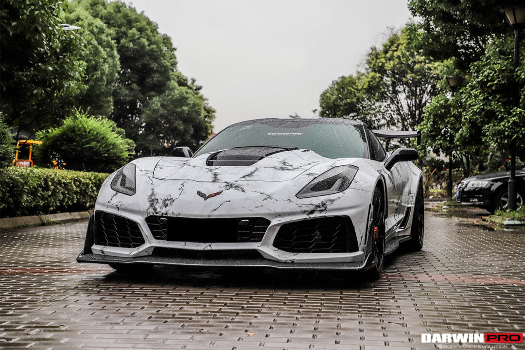 DarwinPRO 2013-2019 Chevrolet Corvette Z06 Grandsport Convert ZR1 Style Front Body Kit