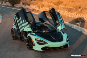 DarwinPro Aerodynamics DarwinPRO 720S Se²NWB Style Carbon Fiber Hood for McLaren 720S - Image 12
