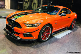 DarwinPro Aerodynamics DarwinPRO Mustang AR Style Carbon Fiber Front Lip Underboard for Mustang GT - Image 3