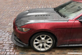 DarwinPro Aerodynamics DarwinPRO Mustang TRU Style Carbon Fiber Hood for Mustang EcoBoost - Image 4