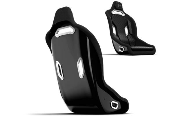Trak Racer TRX Hybrid Fixed Fiberglass Seat - All Black