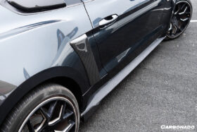DarwinPro Aerodynamics DarwinPRO Mustang Rsh Style Carbon Fiber Quarter Panel Side Scoops for Mustang EcoBoost - Image 2