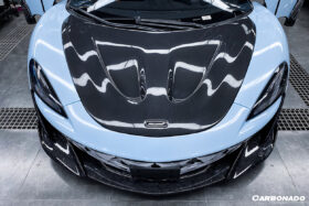 DarwinPro Aerodynamics DarwinPRO 600LT & 570S P1 Style Carbon Fiber Hood for McLaren 570S - Image 5
