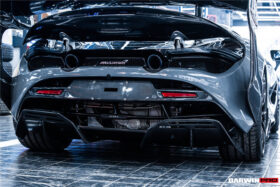 DarwinPro Aerodynamics DarwinPRO 720S BKSS Style Carbon Fiber Rear Diffuser for McLaren 720S - Image 6