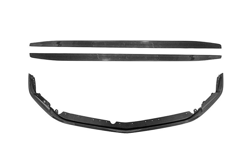 EOS 2020-2025 Cadillac CT4-V Blackwing Carbon Fiber W/O Canard Front Lip Splitter Winglets & Side Skirts