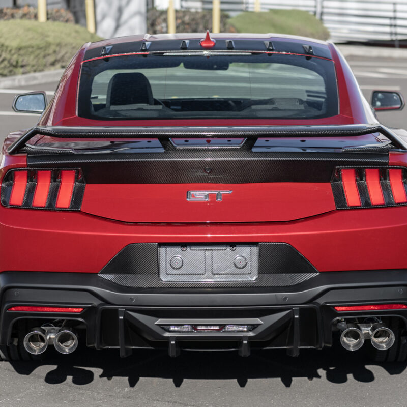 FFP 2024-2025 Ford Mustang V3 Rear Matte Black Bumper Diffuser