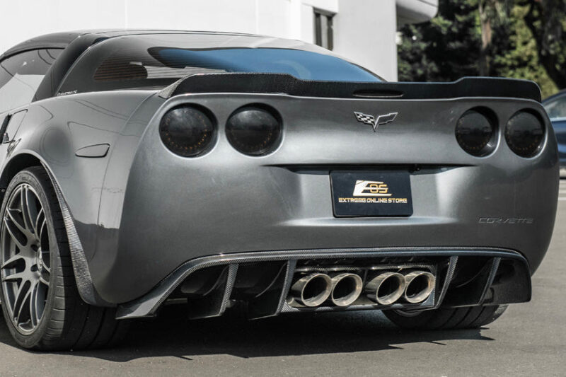 EOS 2005-2013 Corvette C6 Rear Carbon Fiber Bumper Diffuser