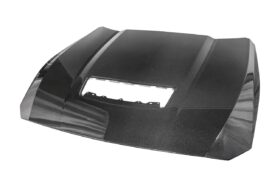 FFP Mustang W/O Hood Vent Carbon Fiber Front Bumper Hood for S650 Mustang - Image 2