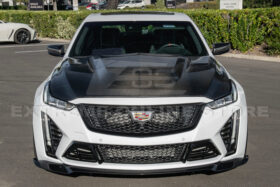 Extreme Online Store EOS CT5-V Blackwing Sedan Carbon Fiber Front Lip Splitter for CT5-V - Image 3