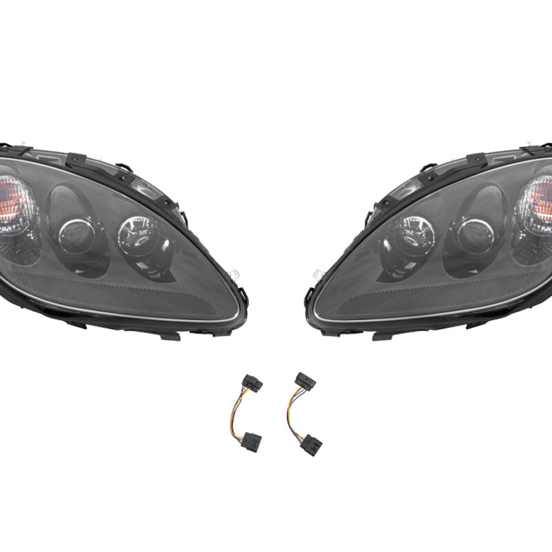 EOS 2005-2013 Corvette C6 Painted Black HID Headlights