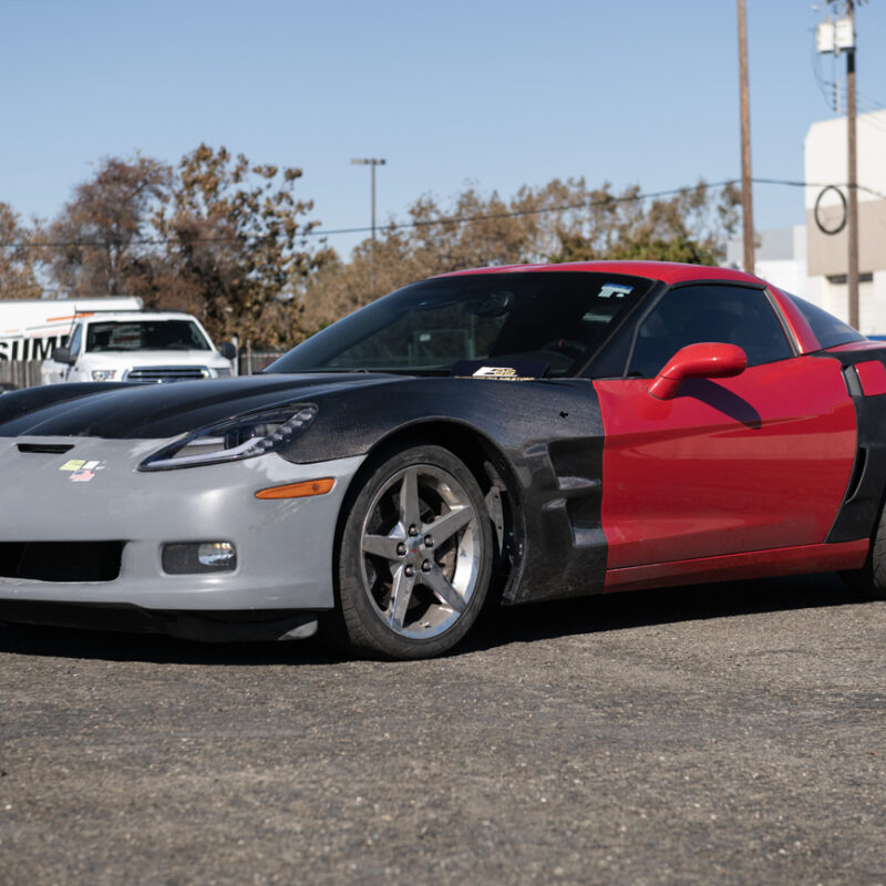 EOS 2005-2013 Corvette C6 | ZR1 Front Side Wide Body Carbon Fiber Fender Pair