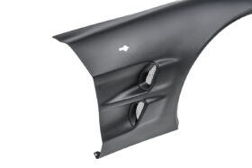 Extreme Online Store EOS Corvette C6 ZR1 Front Side Wide Body Matte Black Fender Pair for C6 Corvette - Image 2