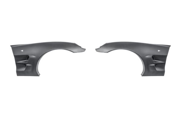 EOS 2005-2013 Corvette C6 | ZR1 Front Side Wide Body Matte Black Fender Pair