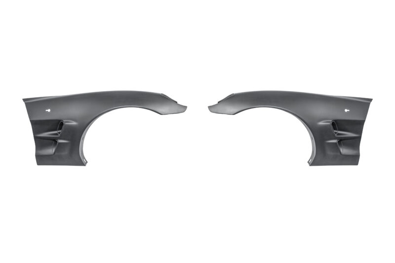 EOS 2005-2013 Corvette C6 | ZR1 Front Side Wide Body Matte Black Fender Pair