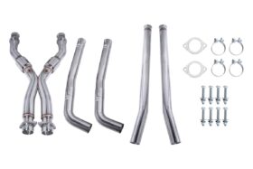 Extreme Online Store EOS CTS-V 6.2L V8 Coupe Resonated Mid Pipe - Image 2