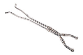 Extreme Online Store EOS CTS-V 6.2L V8 Sedan & Wagon Resonated Mid Pipe - Image 4