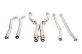 Extreme Online Store EOS CTS-V 6.2L V8 Sedan & Wagon Resonated Mid Pipe - Image 2