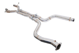 EOS 2016-2019 Cadillac CTS-V Anodized Silver Mid Pipe