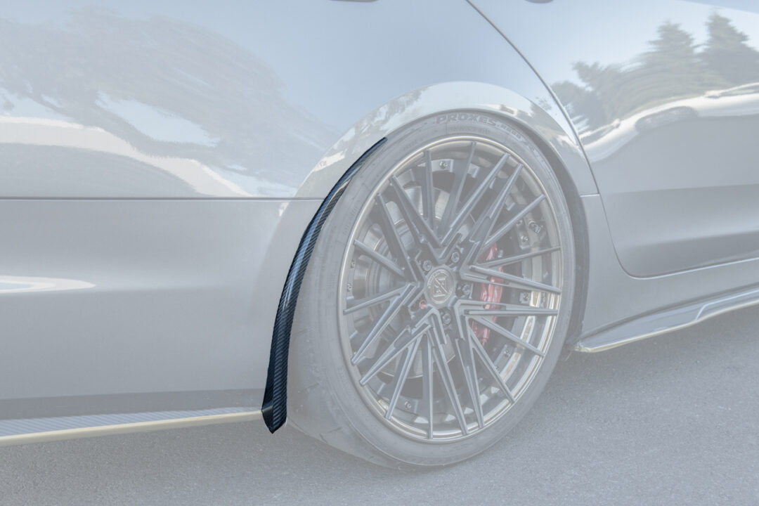 EOS 2016-2019 Cadillac CTS-V Carbon Fiber Rear Mud Flaps Splash Guard